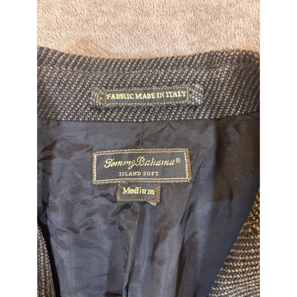 Tommy Bahama Island Soft Brown Textured Sport Coat Jacket Mens Medium